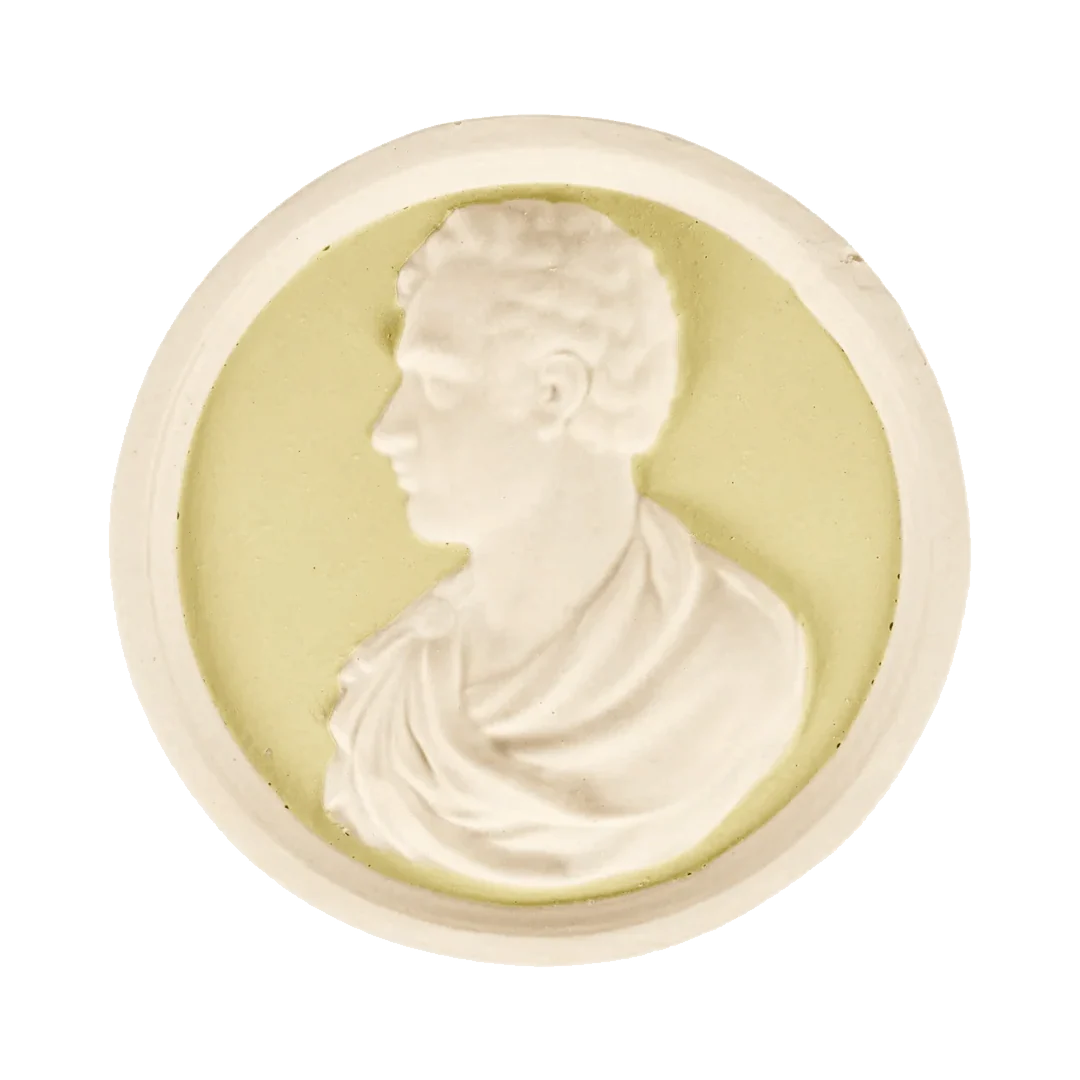 Lord Byron Portrait Plaque
