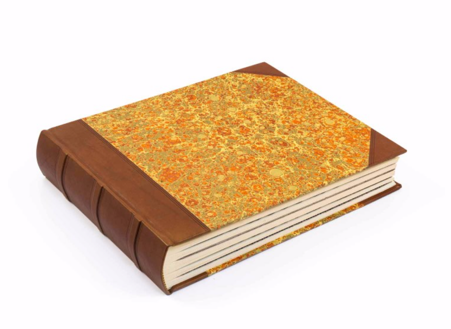 Marble and leather photo album