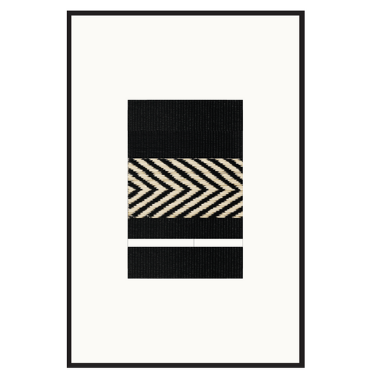 Yak 01 framed woven wall art