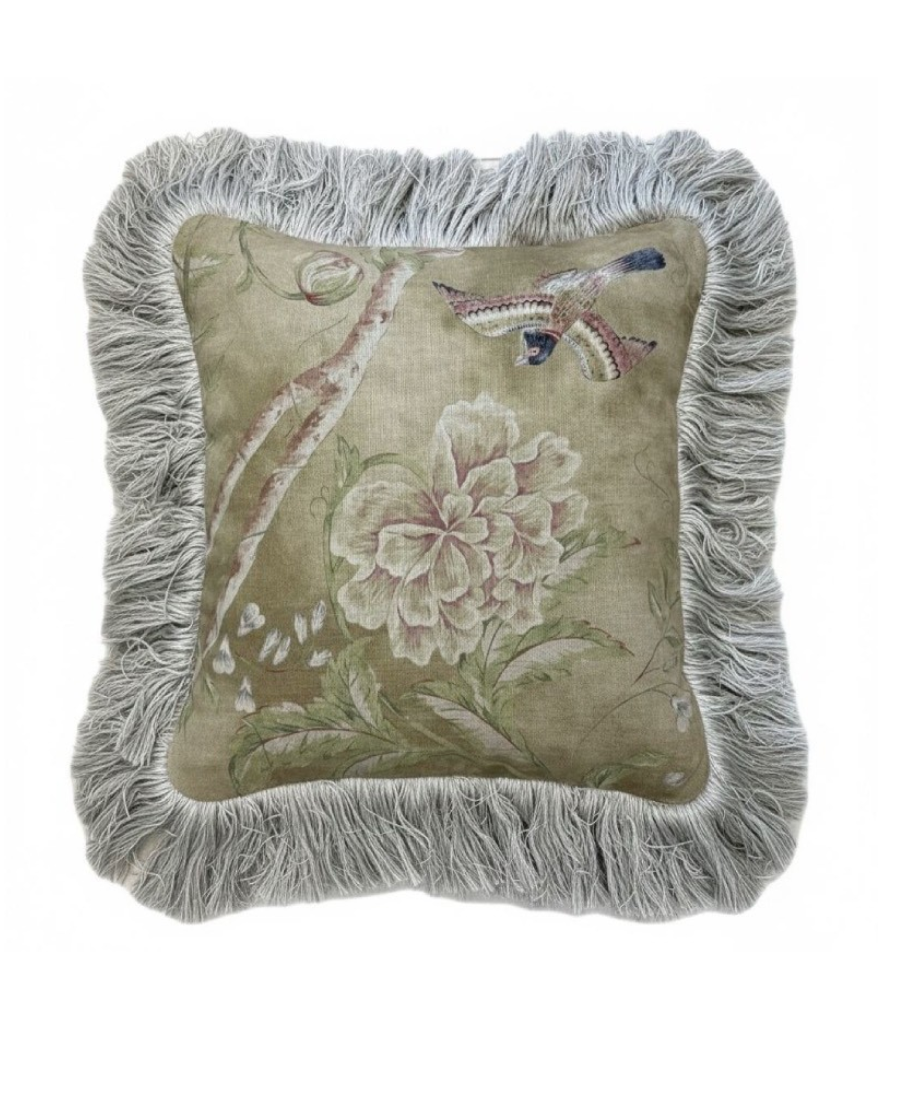 Ludo cushion cover: linen zenzero