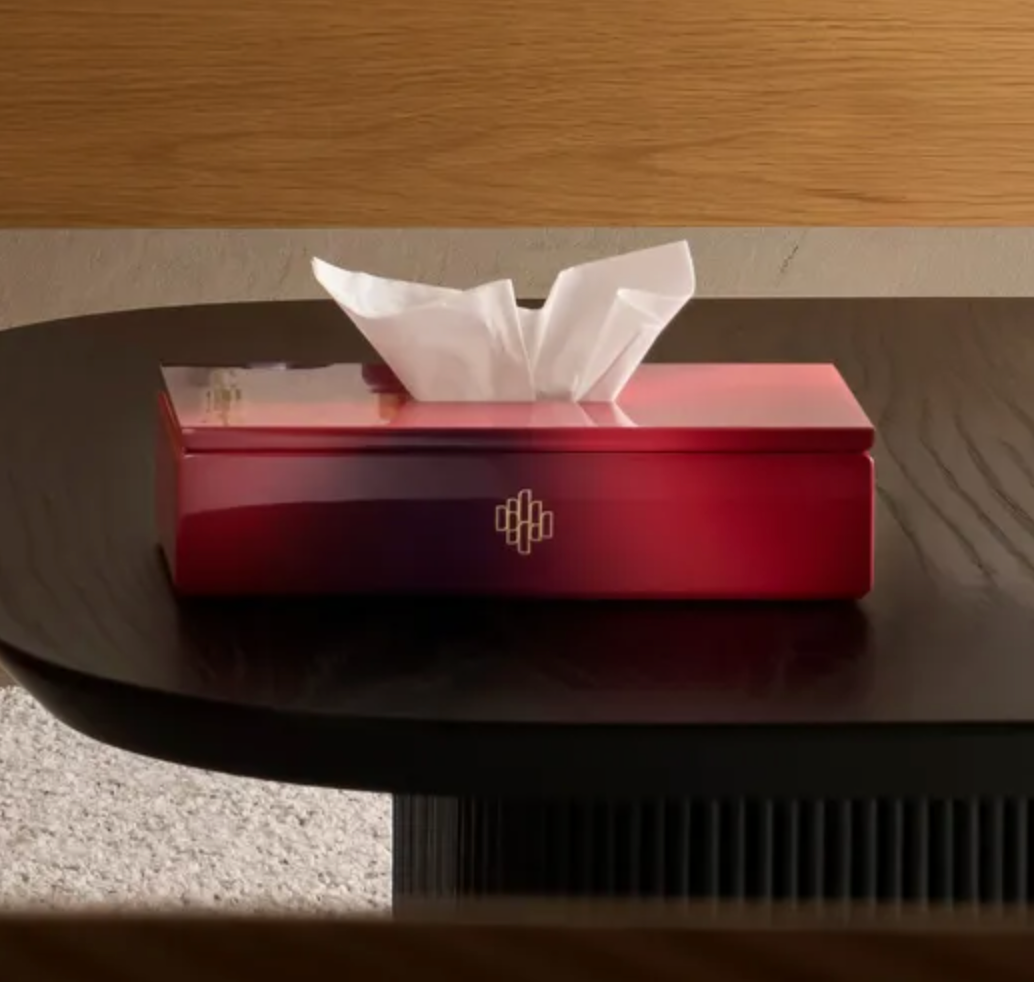 Moonbow tissue box