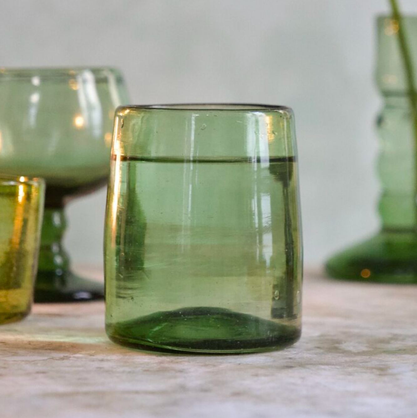 Rodi Glass Small Vert Fumé