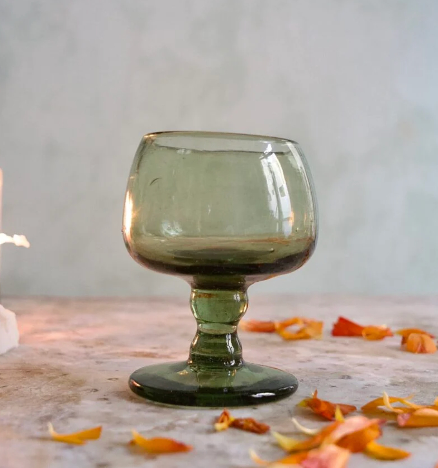 Red Wine Glass Vert Fumé