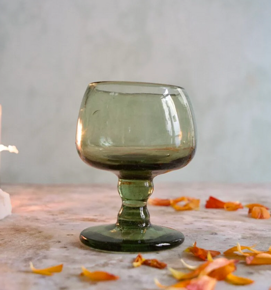 Red Wine Glass Vert Fumé