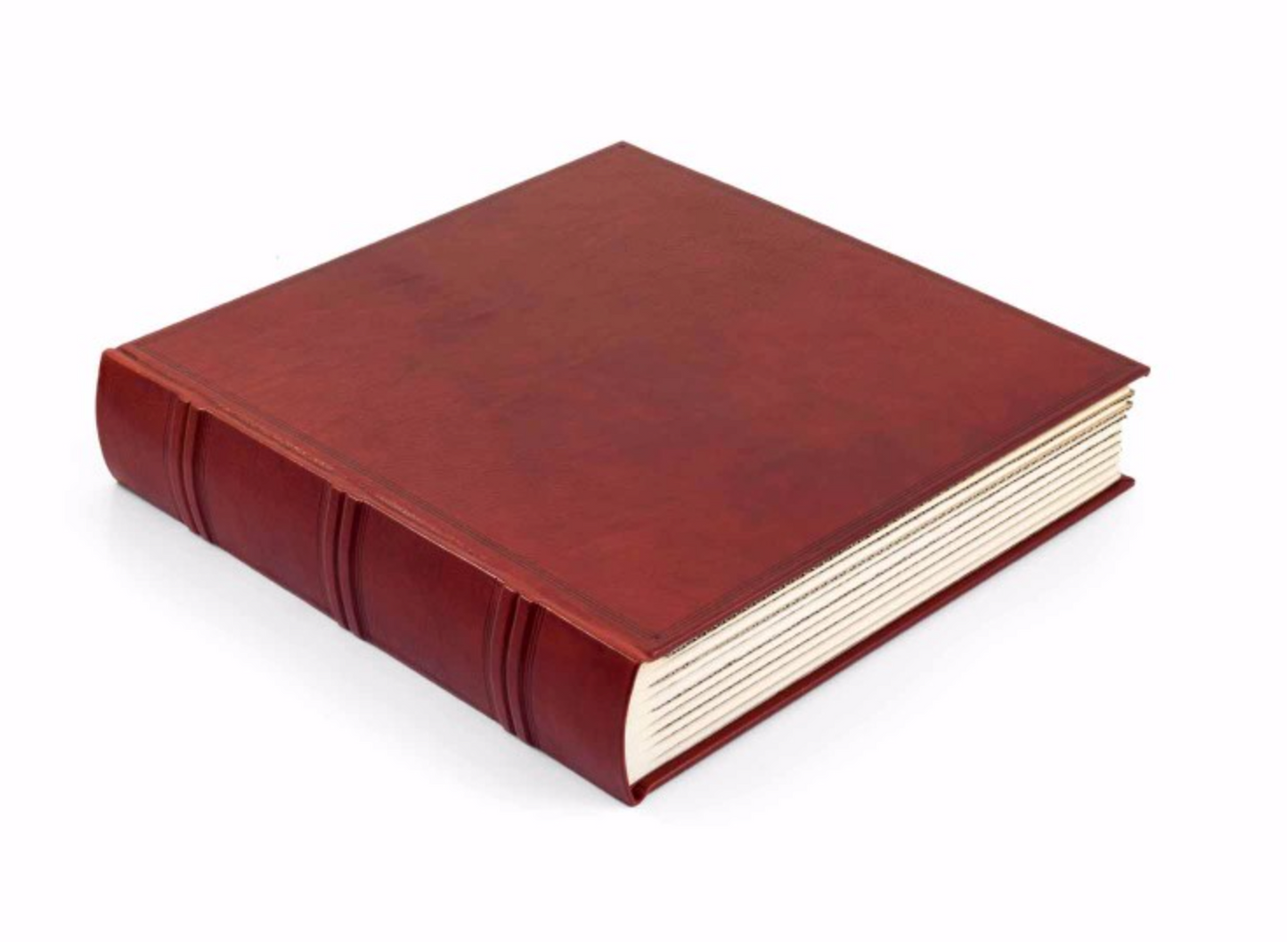 Leather wedding album