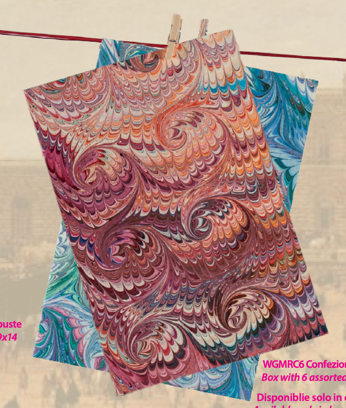 Marbled greeting card
