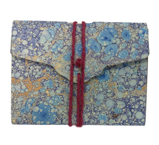 Notebook: Marbled paper