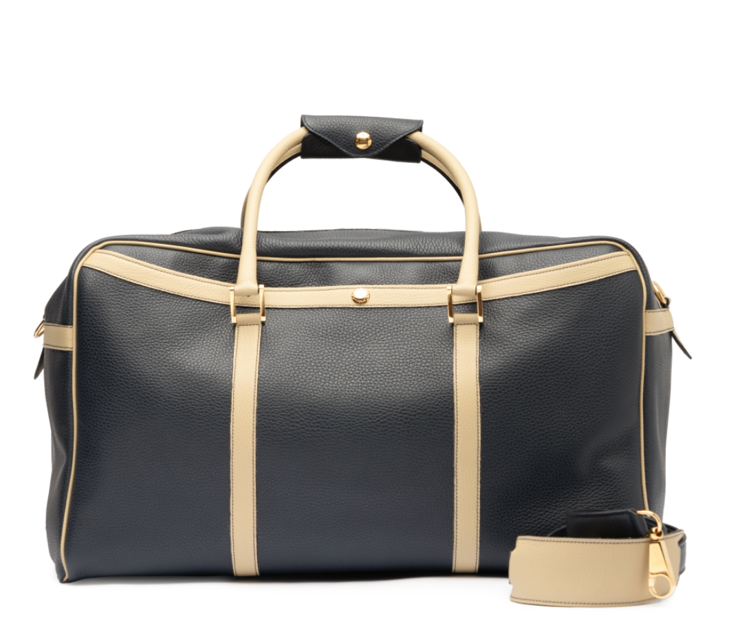 Leather travel bag
