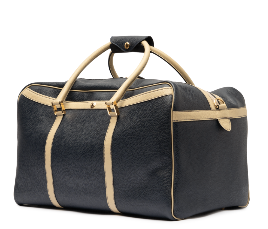 Leather travel bag