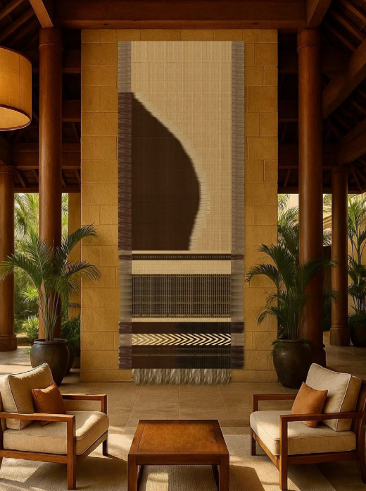 Terrane woven wall art