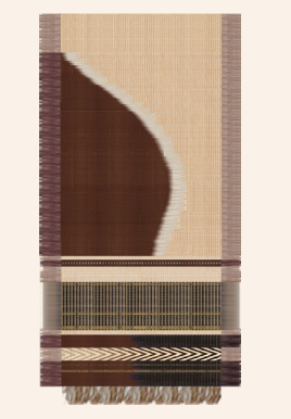 Terrane woven wall art