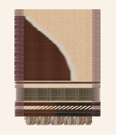 Terrane woven wall art