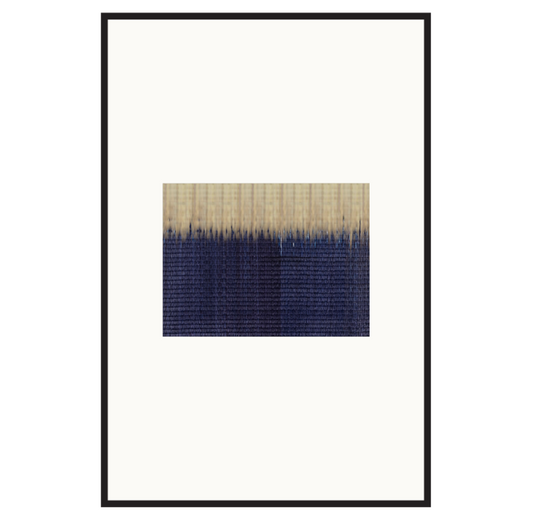 Blended framed woven wall art 01