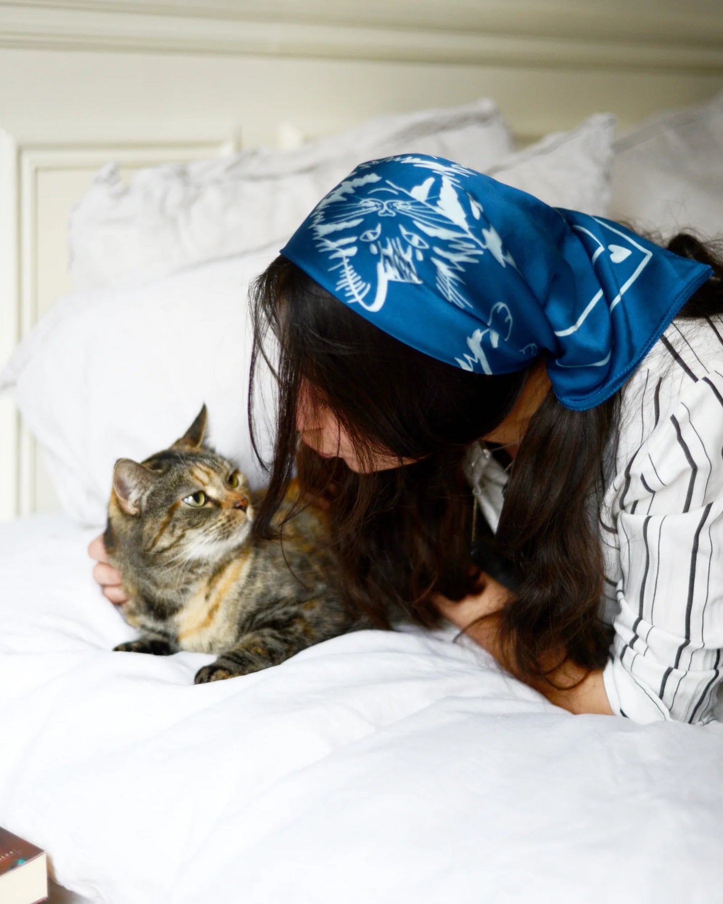Silk Scarf - Chat