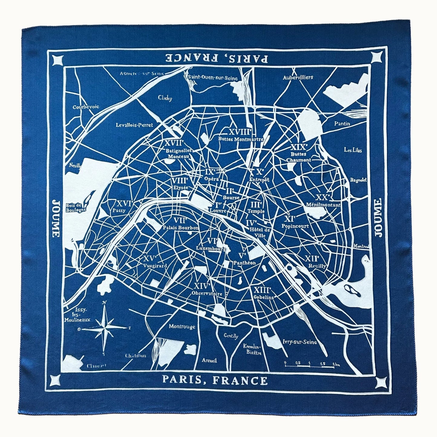 Silk Scarf - Paris