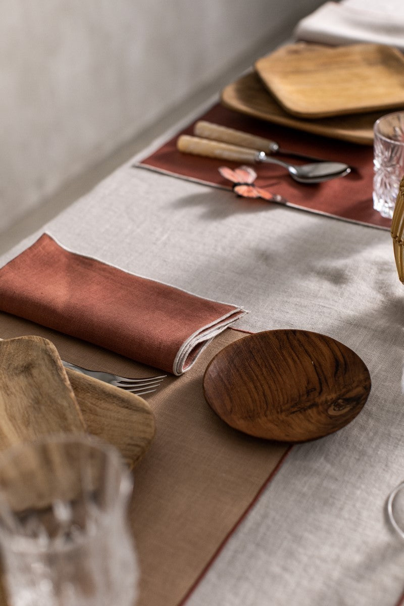 Filo napkin: Terracotta-Sale
