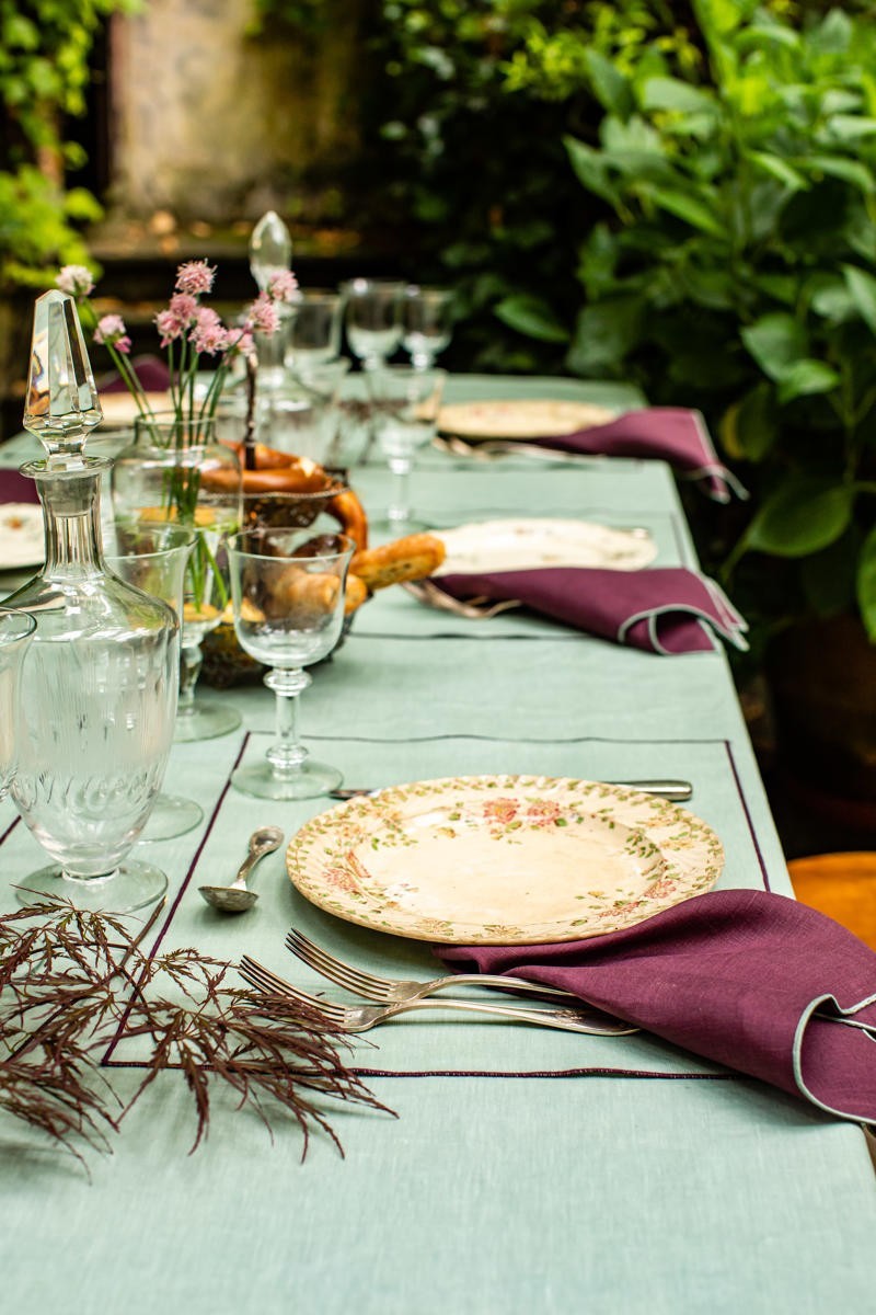 Filo placemat - Salvia-Pruno
