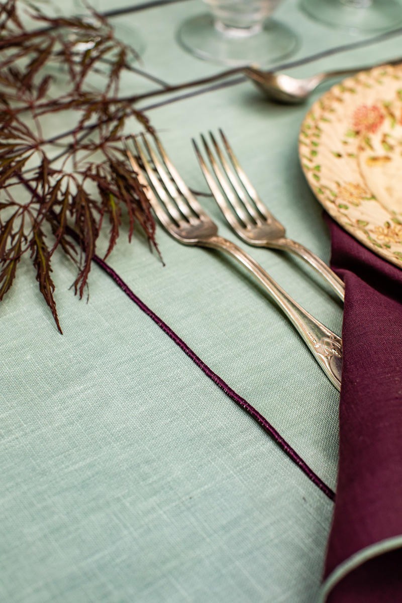 Filo placemat - Salvia-Pruno