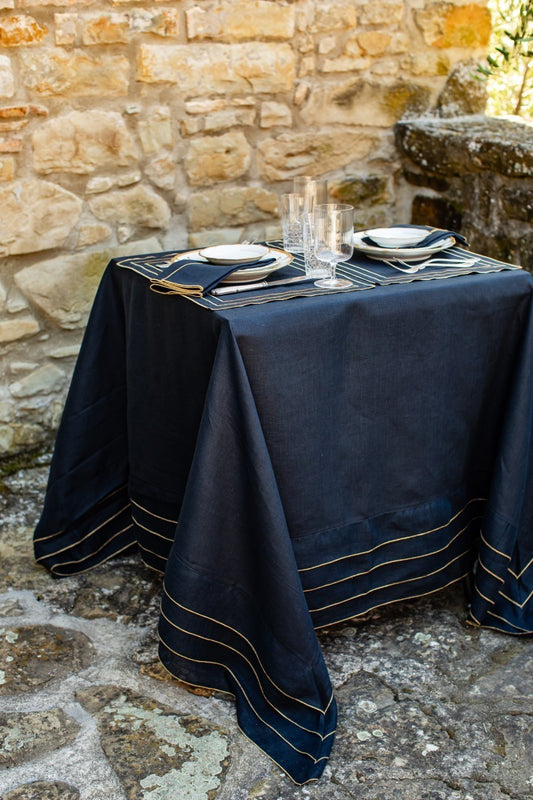 Sfogliatella tablecloth - Blumarine-Gold
