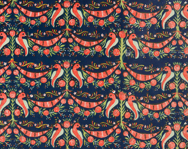 Block Printed paper sheet