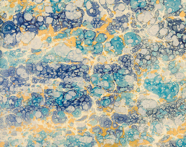 Marbled Paper Sheet — hand-marbled by Giulio Giannini e Figlio, Florence
