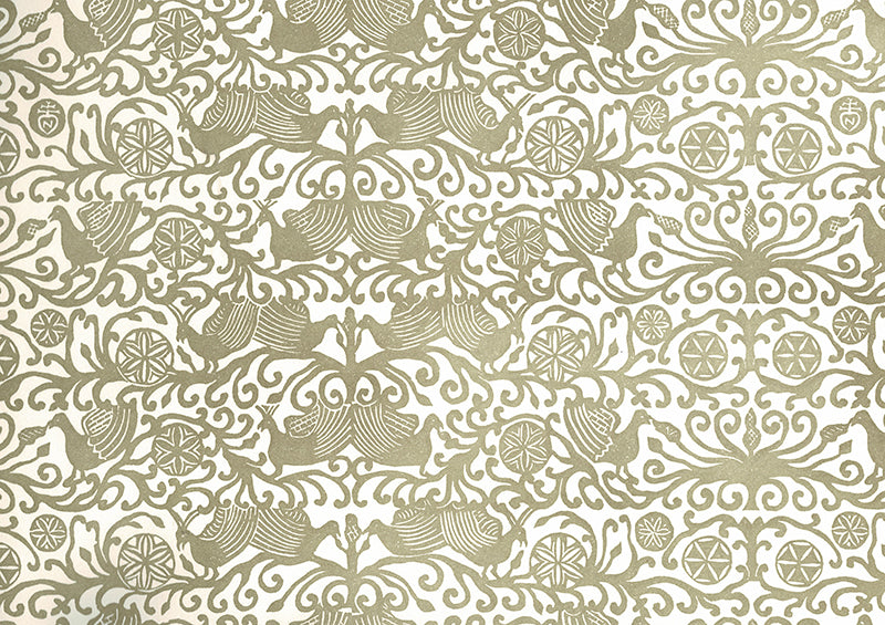 Block Printed paper sheet
