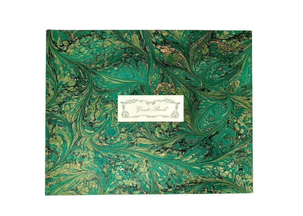 Marbled Paper Guestbook