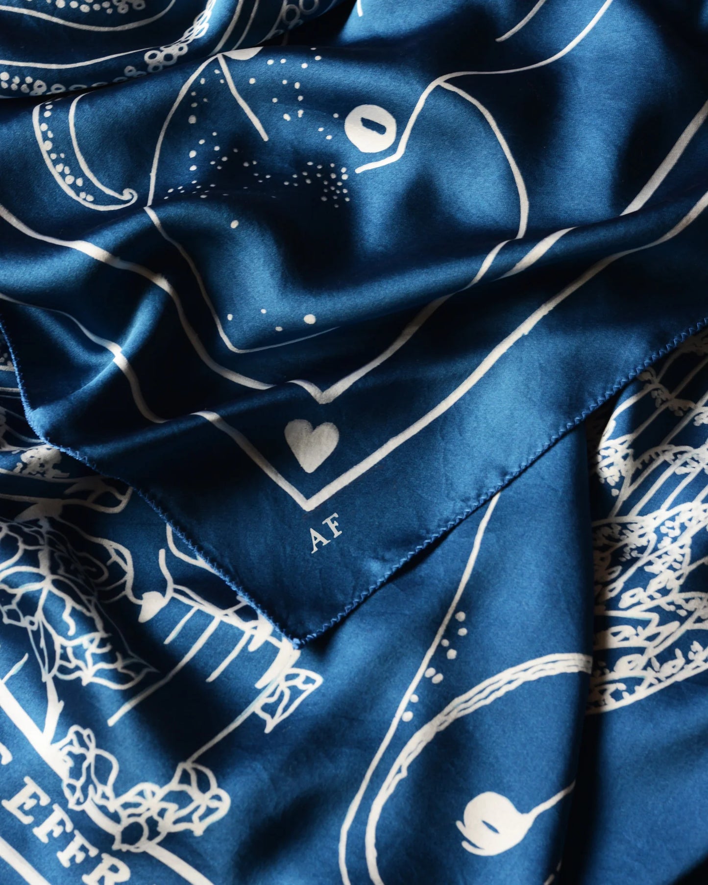 Silk Scarf - Chat