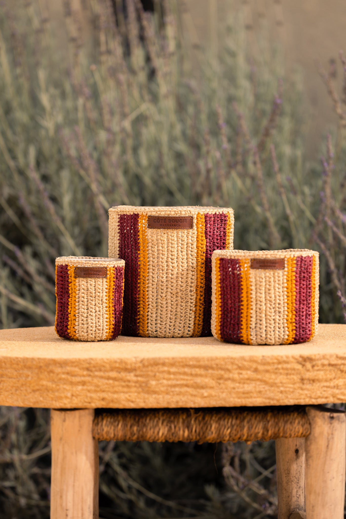 Candle Raphia Rim