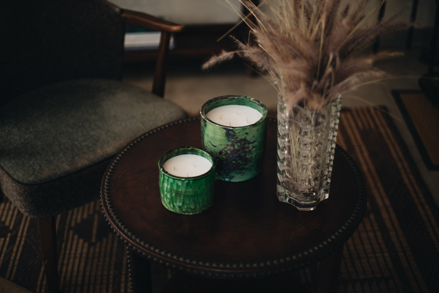 Candle Tamegroute Green