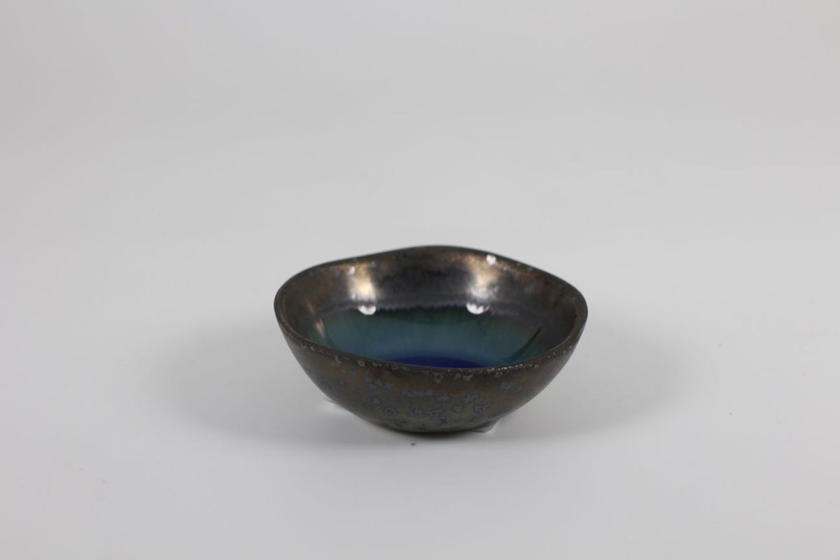 Glassy collection sauce bowl in blue by Prempracha's Collection