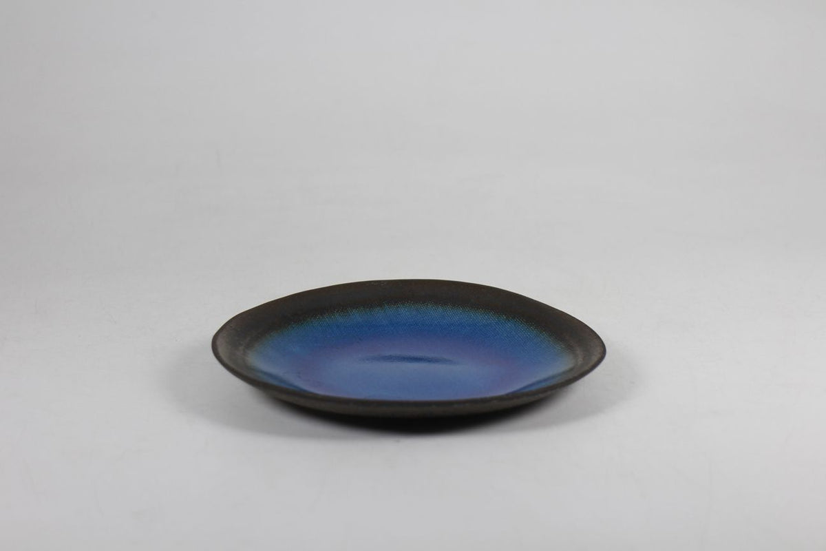 Glassy collection small plate in blue by Prempracha's Collection