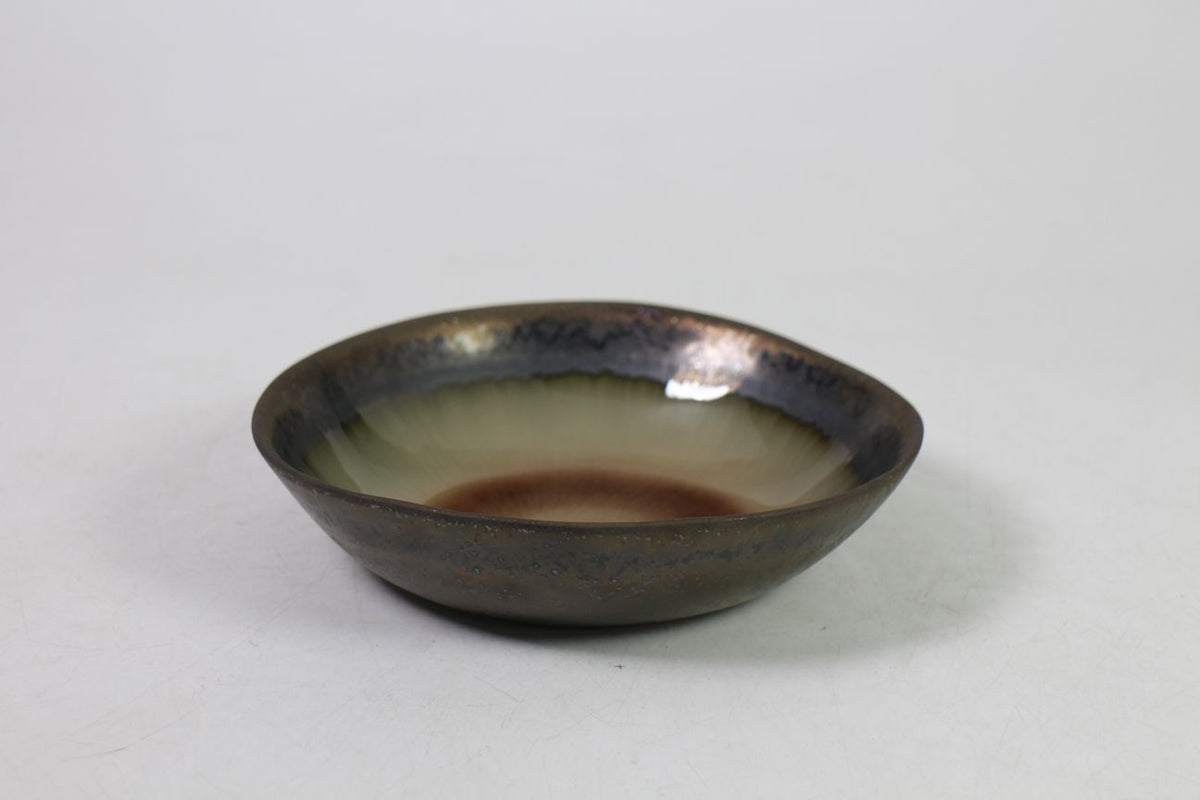 Glassy collection bowl in brown by Prempracha's Collection