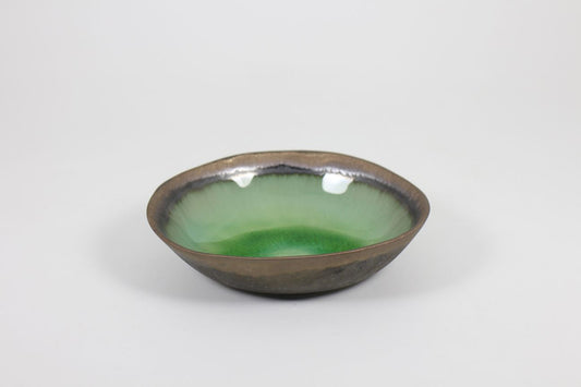 Glassy collection bowl in green by Prempracha's Collection