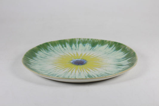 Tie Dye collection plate in green by Prempracha's Collection
